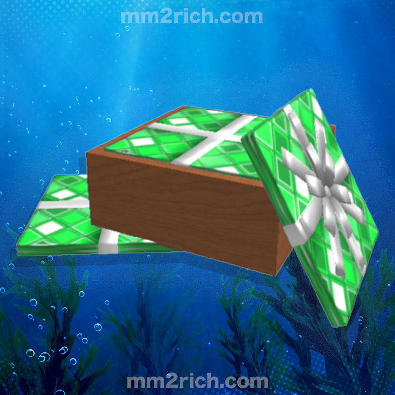 Box of Green Wrapping Paper